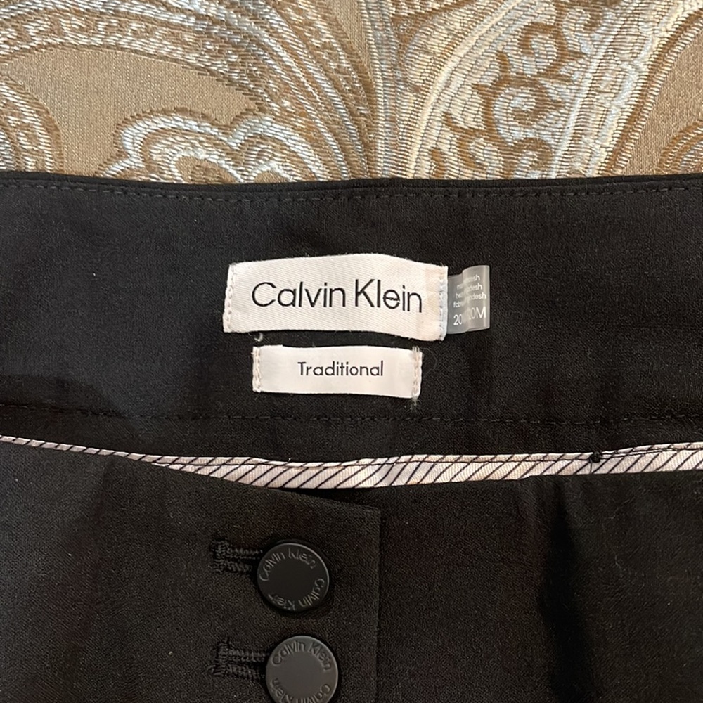 Calvin Klein Black Pant (Traditional Fit) - Picture 3 of 5